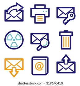 E-mail web icons