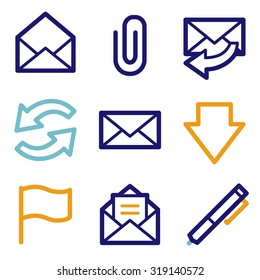 E-mail web icons