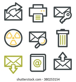 E-mail web icons