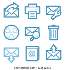 Iconos web de correo electrónico