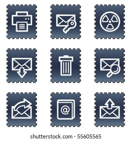 E-Mail-Web-Symbole Set 2, Marinestempelserie