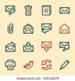 E-Mail-Web-Symbole