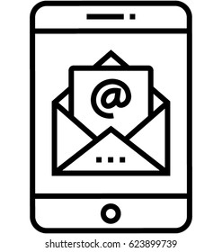 Emailer Vector Icon