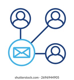 Elemento de icono de correo electrónico para diseño