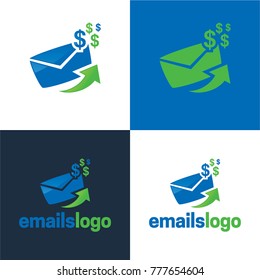 Emails Logo and Icon - Vector Illustration