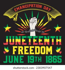 EMANCIPATION DAY JUNETEENT FREEDOM JUNETEENT 