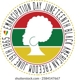 Emancipation Day Juneteenth Black American Freedom June 19th 1865 design - Black History T-shirt Design, Black History PNG DXF EPS, African American t-shirt design, Black 