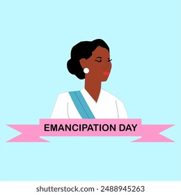 Emancipation Day Einfache Vektorgrafik Design