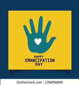 emancipation day vector premium, holidays vector