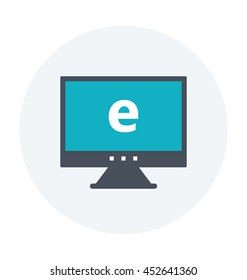 Emarketing Colored Vector Icon