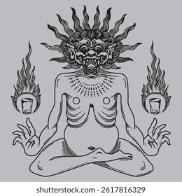 EMBAH API A ARTE TRADICIONAL DE BALI