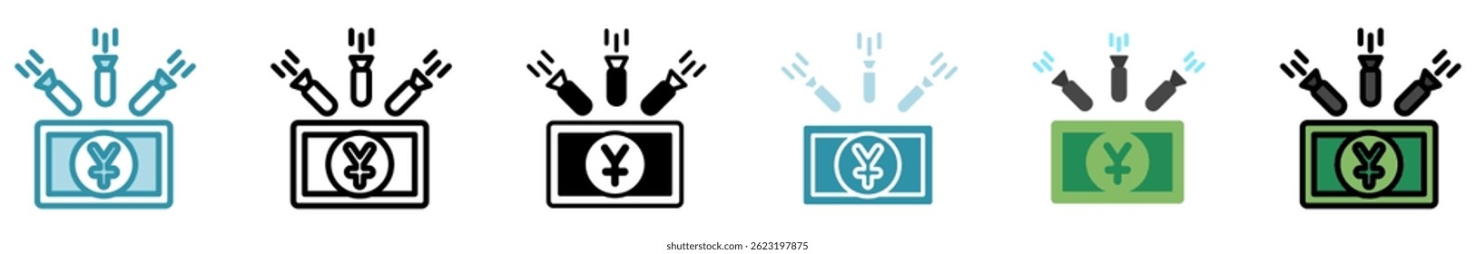 Vector para UI, UX, App, Web, digital o impreso, relacionado con la guerra comercial, la competencia económica, los negocios, las finanzas.