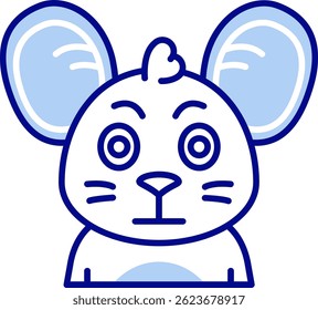 Embarrassed Line vector Icon Design