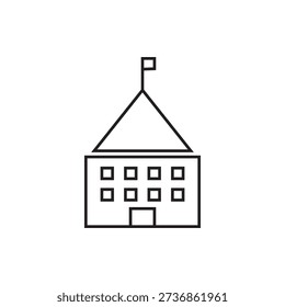 embassy icon illustration element design