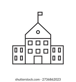 embassy icon illustration element design