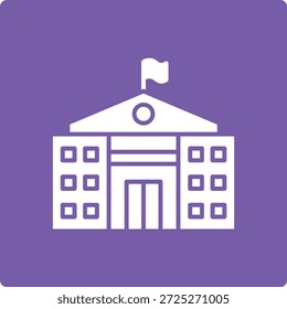 Vektorsymbol der Botschaft. Kann für Druck-, Mobil- und Web-Anwendungen verwendet werden.