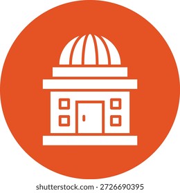 Embassy Vector Icon Design Illustration