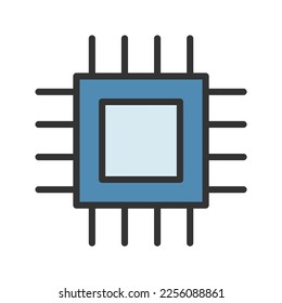 Embedded Devices Icon vector image. Suitable for mobile apps, web apps and print media.