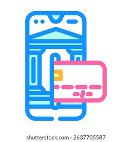 embedded finance solutions fintech color icon vector. embedded finance solutions fintech sign. isolated symbol illustration