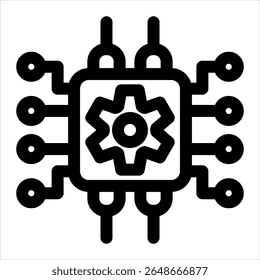 ícone incorporado ilustração vetor sobre fundo branco