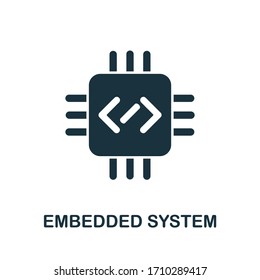 Embedded System icon from digitalization collection. Simple line Embedded System icon for templates, web design