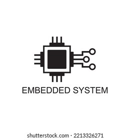 Embedded System Icon , Processor Icon