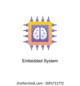 Embedded System vector Gradient Icon Design illustration. Digitalization and Industry Symbol on White background EPS 10 File