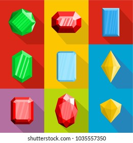 Embellishment icons set. flat set of 9 embellishment vector icons for web isolated on white background