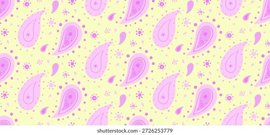 Verschönerung nahtlose Muster ein ziehen Kleidung. Stil modisch, schöne Farben. Verdrehter Paisley und orientalische Karte. Mode exotische Tradition reich.