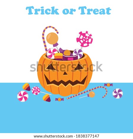 Ember Labu Halloween dengan Permen, Misteri, Budaya, Liburan, Makanan Tinggi Kalori, Oktober, Fantasi