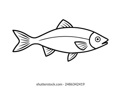 Ember tetra fish knock icon Ilustración vectorial