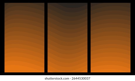 Ember Waves Dynamic Gradients of Warmth and Mystery
Orange black wave.modern design, printable posters, banners, template concept design. Vector illustrations.orange mountain illustration.
