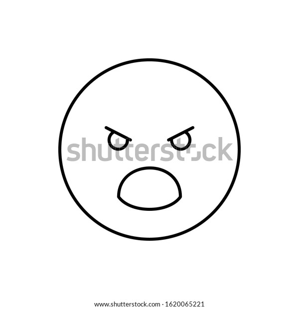 Embittered Emotions Icon Stock Vector (Royalty Free) 1620065221 ...