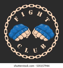 emblem about fighting club.