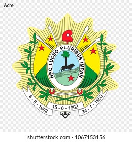 Emblem of Acre, state of Brazil