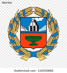 Emblem of Altai Krai, province of Russia