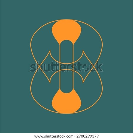 The emblem is an Art Deco insignia