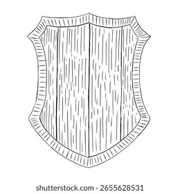 Vector de boceto de estilo de fondo de emblema