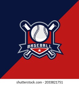 Emblem Baseball Esport And Sport Logo