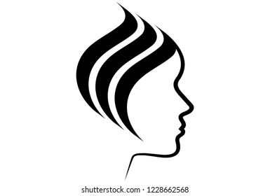 An emblem for beauty salon and hairdresser.