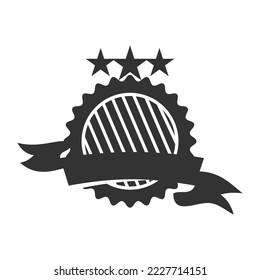 Logo-Symbol mit leerem Vorlagenlogo als Illustration Markenidentität