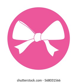 emblem bow icon image design, vector illustration