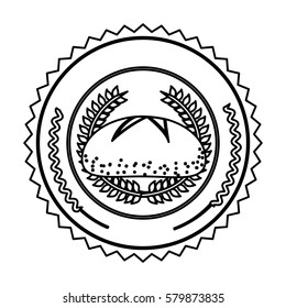 emblem breads symbol icon design, vector illustration