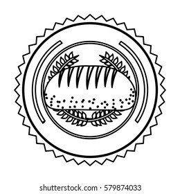 emblem breads symbol icon design, vector illustration