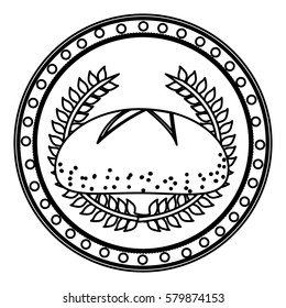 emblem breads symbol icon design, vector illustration