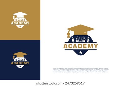 Emblem Campus academy logo design