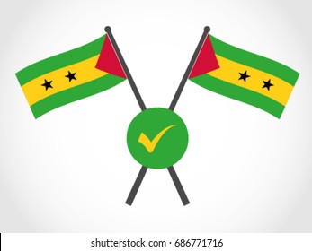 São Tomé and Príncipe Emblem Check