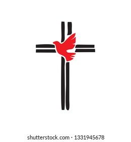 emblem of the church vector logo
