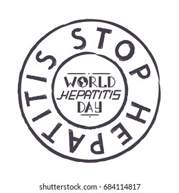 emblem concept World Hepatitis Day