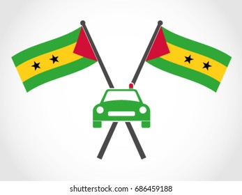 São Tomé and Príncipe Emblem Cop Police